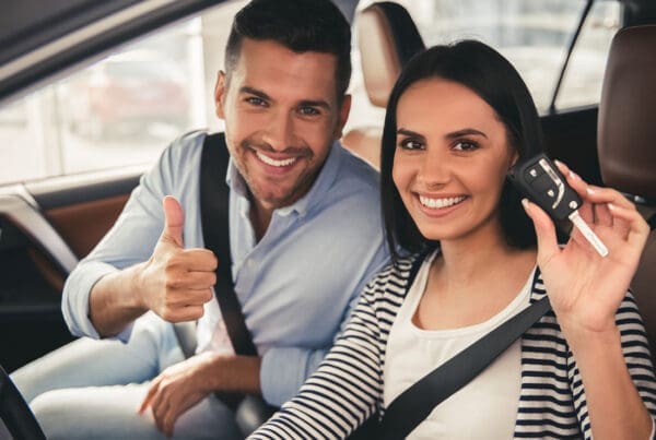 Auto Insurance 101 Webinar - Family Buying a Brand New Car at the Dealership