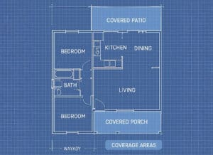Maryland Homeowners Insurance - Blueprint House Layout
